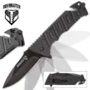 SHTF Bushmaster Tactical Black Pocket Knife -BK3315