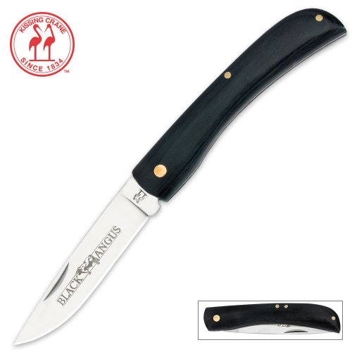 [KC5295] Kissing Crane Black Angus Pocket Farmer Folding