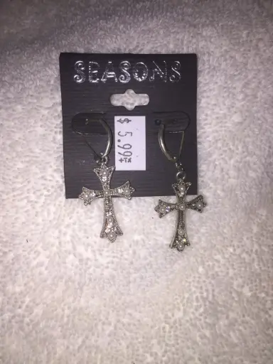 [ECR2] Cross Earrings